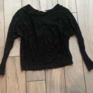 Old navy ruffle shoulder long sleeve xs